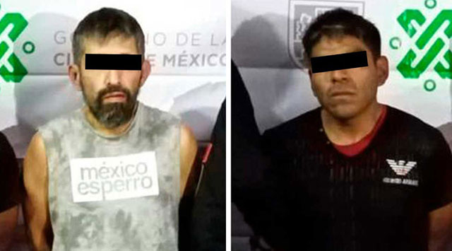 Caen dos extorsionadores integrantes de célula delictiva en CDMX