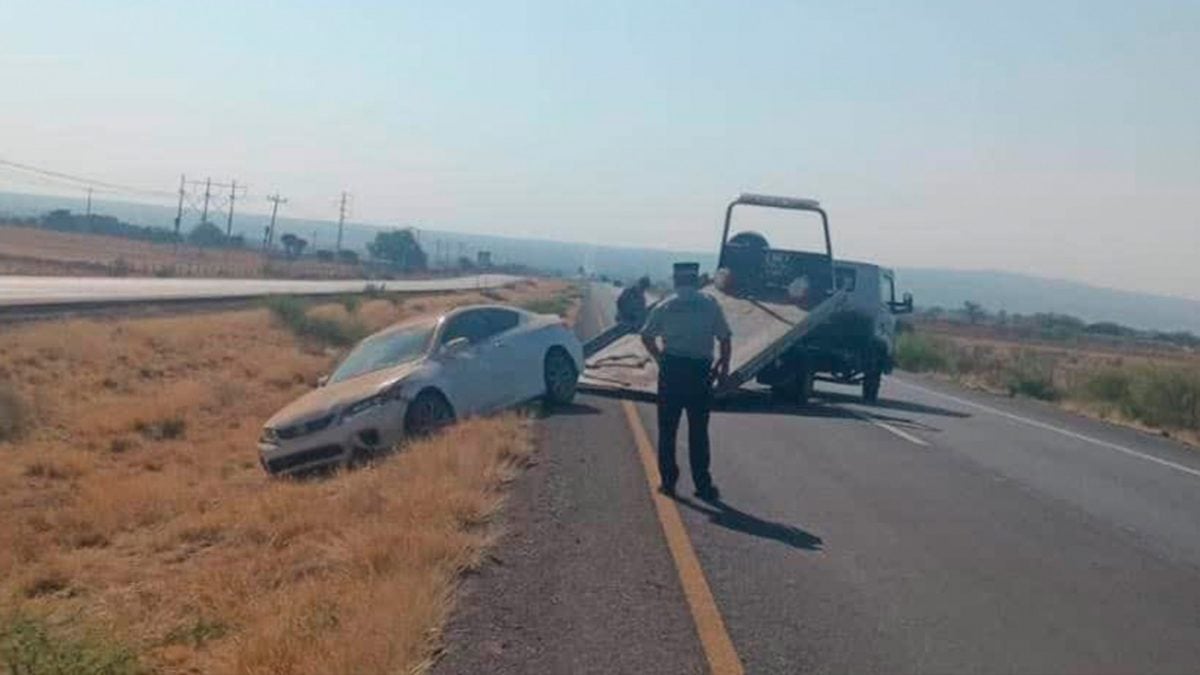 Encuentran Droga En Auto Volcado Sobre La Carretera Zacatecas Saltillo