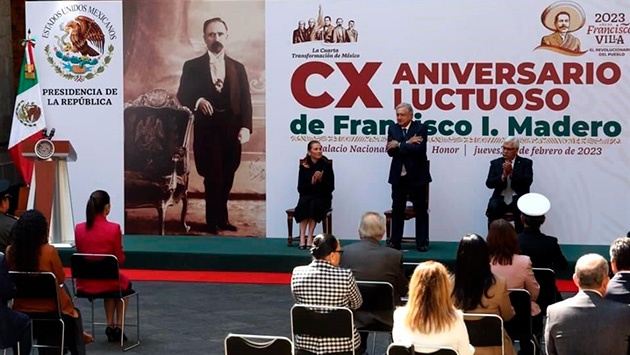 Amlo Conmemora El 110 Aniversario Luctuoso De Francisco I Madero