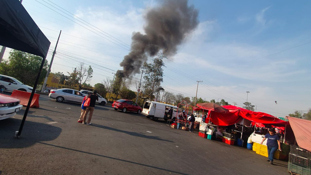 Desplome De Helicóptero Provoca Incendio En Predio De La Cdmx; Reportan 